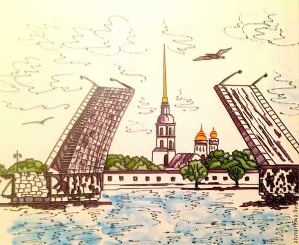 Ярославль рисунок карандашом